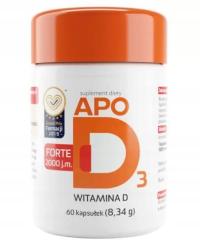 Apo D3 Forte 2000j.m. witamina D3 60 kapsułek