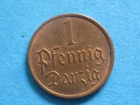 Nr62 WMG монета 1 Pfennig 1937 красивое состояние