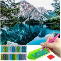 Большая Алмазная вышивка алмазная живопись мозаика горы озеро Татры 60x40cm