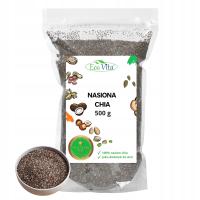 NASIONA CHIA 500g Szałwia Hiszpańska Świeża Wysoka Jakość Dodatek do Kuchni