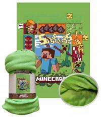 KOC CORAL PUSZYSTY KOCYK DZIECIĘCY 130 X 170 CM MINECRAFT