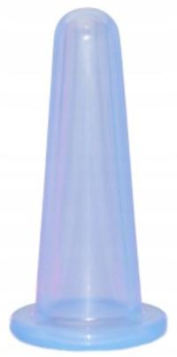 BAŃKA DUŻA SILIKONOWA DO TWARZY 20 mm niebieska