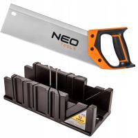 NEO TOOLS торцовочная пила 350 мм 13TPI торцовочная коробка, прецизионная