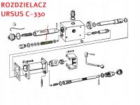 Rozdzielacz podnośnika Ursus C-330 C 330 42371011