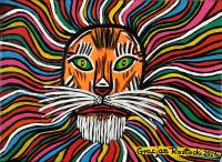 Obraz Gracjan Roztocki 'Król Lew', płótno, akryl