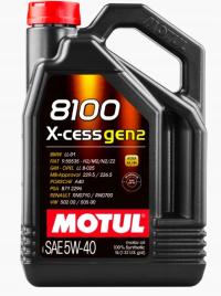 МОТОРНОЕ МАСЛО MOTUL 8100 X-CESS 2GEN 5W40 5L