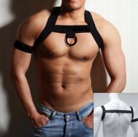 ELASTYCZNY HARNESS MĘSKI +OPASKA BICEPS +RING ROZMIARY HIT!