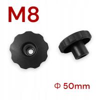 Pokrętło przelotowe M8 fi50mm - 2szt