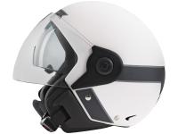 Kask motocyklowy Aviator VT biało-szary