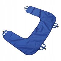 Prześcieradło do obracania pacjenta w kształcie litery U z paskami QA