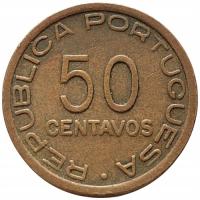 61116. Mozambik - Kolonia portugalska, 50 centavo, 1936r.