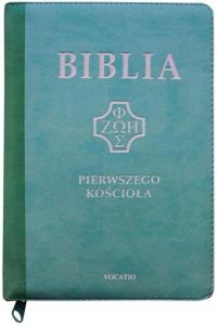 Biblia pierwszego Kościoła miętowa z paginatorami