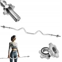 Тяжелая сломанная штанга 120см 25мм стальная