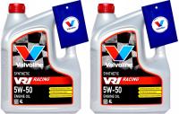 2× Olej silnikowy Valvoline VR1 Racing 4 l 5W-50