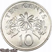 10 CENTÓW 1991 SINGAPUR