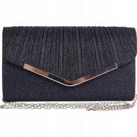 Сумка-клатч элегантная формальная Вечерняя черная новогодняя свадьба