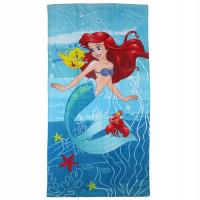 Ręcznik kąpielowy, plażowy Disney Księżniczki: Syrenka Ariel (032113)
