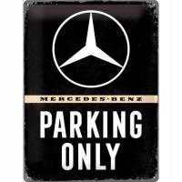 Plakat metalowy 30x40cm Mercedes-Benz Parking Only