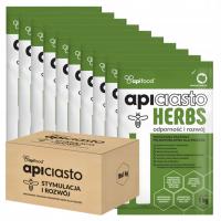 APICIASTO HERBS ziołowe 10x 1kg ciasto dla pszczół pokarm PASZA CUKROWE