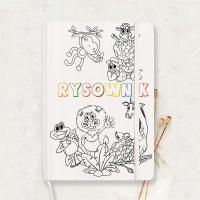 NOTES dla dziecka rysownik z okładką do pokolorowania