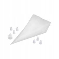 Rękawy Cukiernicze Jednorazowe, Dwukomorowe z Tylkami - 16 Elem. / Tala