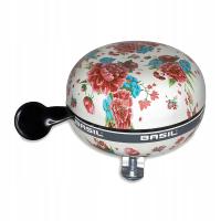 Dzwonek rowerowy Basil Bloom Big Bell gardenia white 80 mm