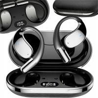 Słuchawki bezprzewodowe Nobitech nauszne czarne z mikrofonem Bluetooth 5.4