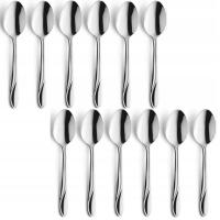 AMEFA 12 SZTUĆCE 1405 WHISPER ŁYŻECZKI HERBATY CIASTA NIERDZEWNE KOMPLET