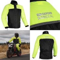 OXFORD KURTKA MOTOCYKLOWA PRZECIWDESZCZOWA RAINSEAL BLACK FLUO YELLOW 3XL