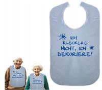 Wodoodporny śliniaczek dla dorosłych dla chorego wielokrotnego użytku