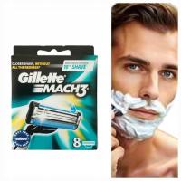 8 SZTUK ! Gillette MACH3 wkłady do maszynki Made in Poland !