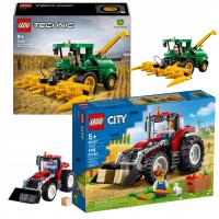 LEGO Technic John Deere kombajn 42168 + lego 60287 traktor