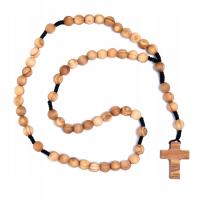 Różaniec z drewna oliwnego RT-22
