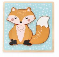 Puzzle Drewniana Przestrzenne dla Dzieci z Lisek