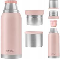 FUORI ТЕРМОС СТАЛЬНОЙ ВАКУУМНЫЙ ТУРИСТИЧЕСКИЙ ПУТЕШЕСТВИЯ ЧАЙ КОФЕ КРУЖКИ 1Л