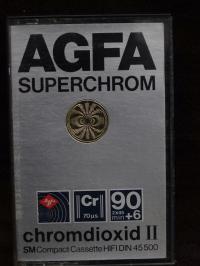 Kaseta magnetofonowa AGFA Superchrom 90+6