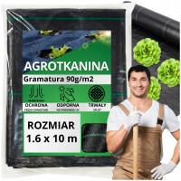Agrotkanina antychwastowa agrowłóknina 90g czarna MATA 1,6x10m UV 3%