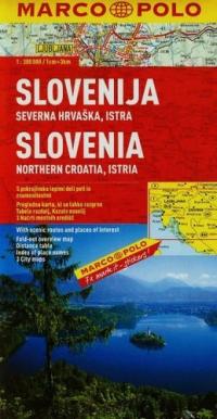 SŁOWENIA PŁN CHORWACJA ISTRIA Slovenia Northern Croatia mapa MARCO POLO