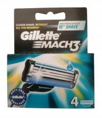 4 SZTUKI Gillette MACH3 ORYGINAŁ ! Made in Poland ! wkłady do maszynki.