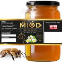 Etykiety na miód mniszkowy nektarowy czarne złote ładne opakowanie 100 szt