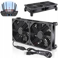 Wentylator Bedee 140 x 140 mm Dla PC odbiornika Router komputerowa