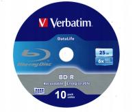 Verbatim BD-R 25GB x6 Printable 5szt. koperta CD