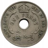 26608. Brytyjska Afryka Zachodnia, 1 pens, 1936r.