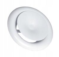 ANEMOSTAT Nawiewny Metalowy Biały Ø 150 mm ANN150