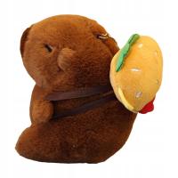 Kapibara Wisiorek Kreskówka Wygodny Przytulanka Wystrój Pokoju Dziecięcego Hamburger torba