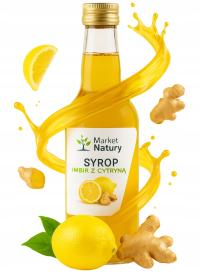 Имбирный сироп с лимоном натуральный 500мл