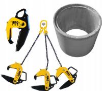 Uchwyt do kręgów betonowych 4T 4,2T zakres chwytny 50-180 mm