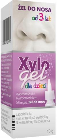 Xylogel детский носовой гель насморк 0,05% 10 г