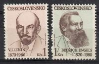 Czechosłowacja 1980 Mi 2565-2566 Czyste **