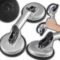 Przyssawka podwójna do szyb uchwyt do szkła glazury płytek aluminium pro